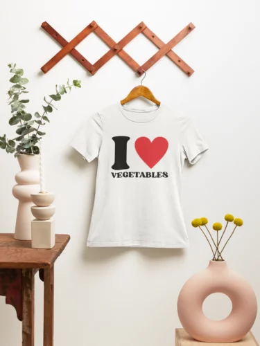 Camiseta I Love Vegetables