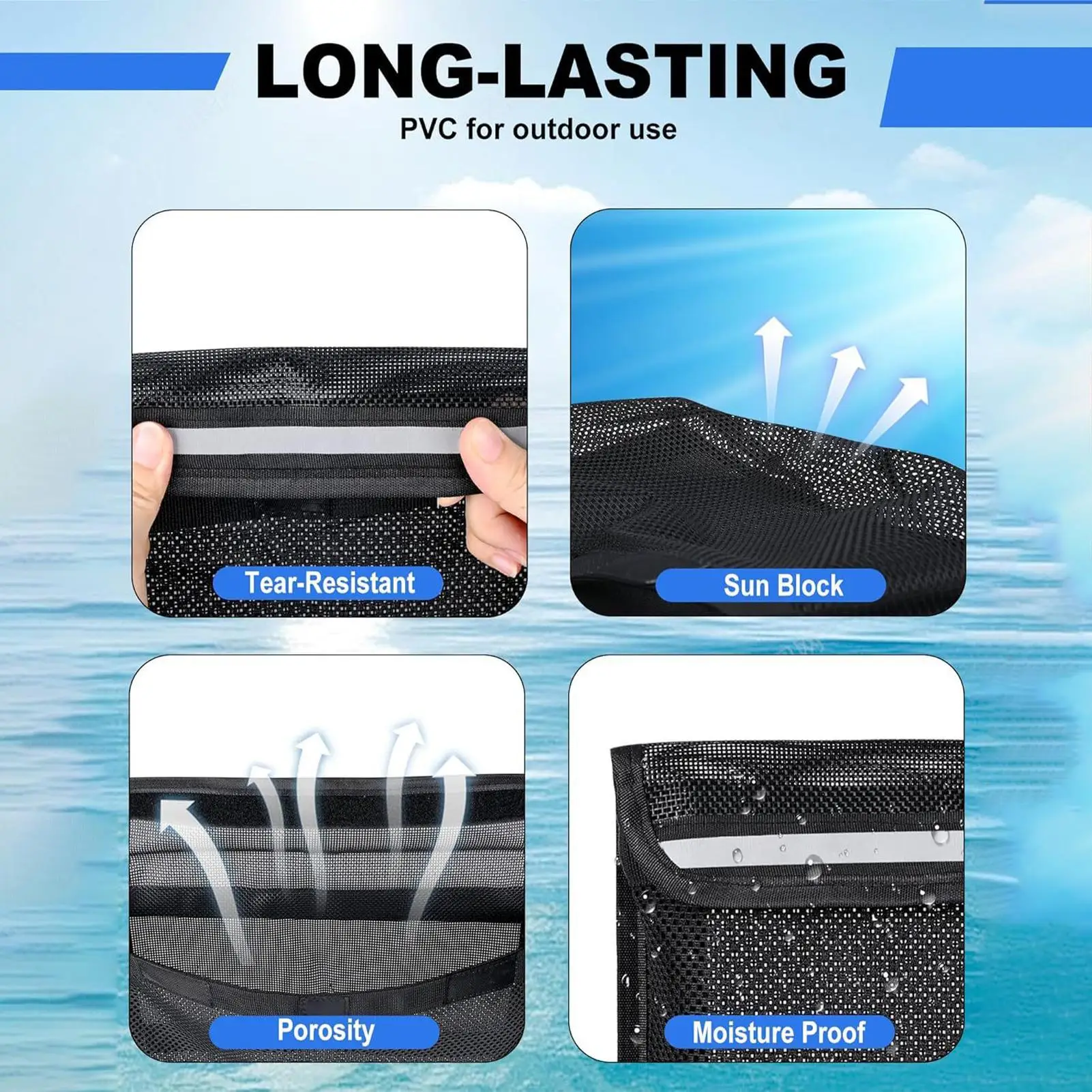 

Boat Cabin Storage Bag Adhesive Backing Container Deck Mount Marine Storage Bag For Fishing Trip Offshore Sailing Adventure