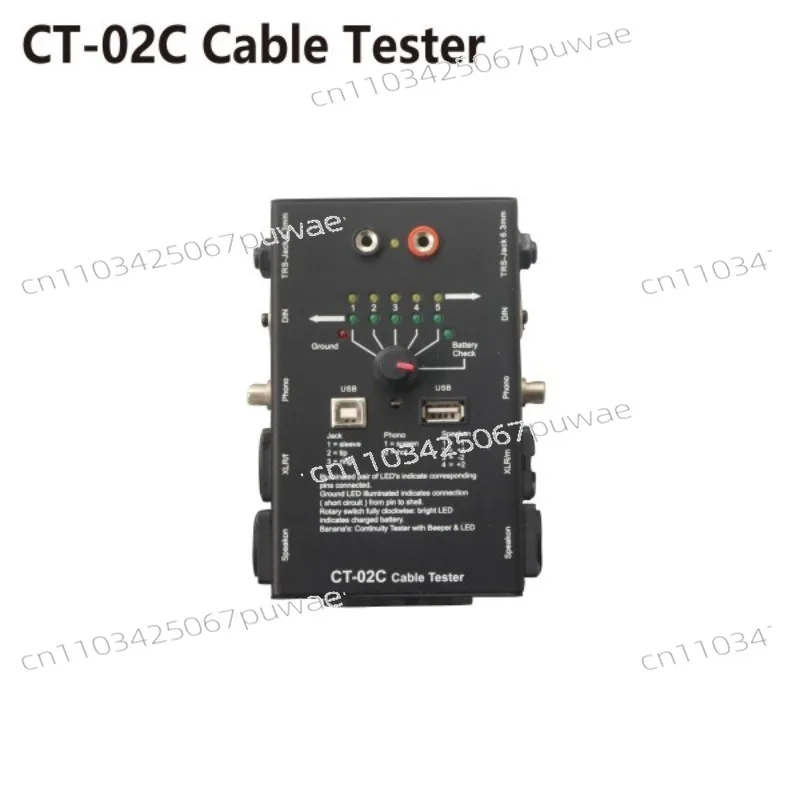 Multi-Purpose Cable Tester for Audio Wiring - Engineering Installation Line Checker - Professional Network Detector Tool