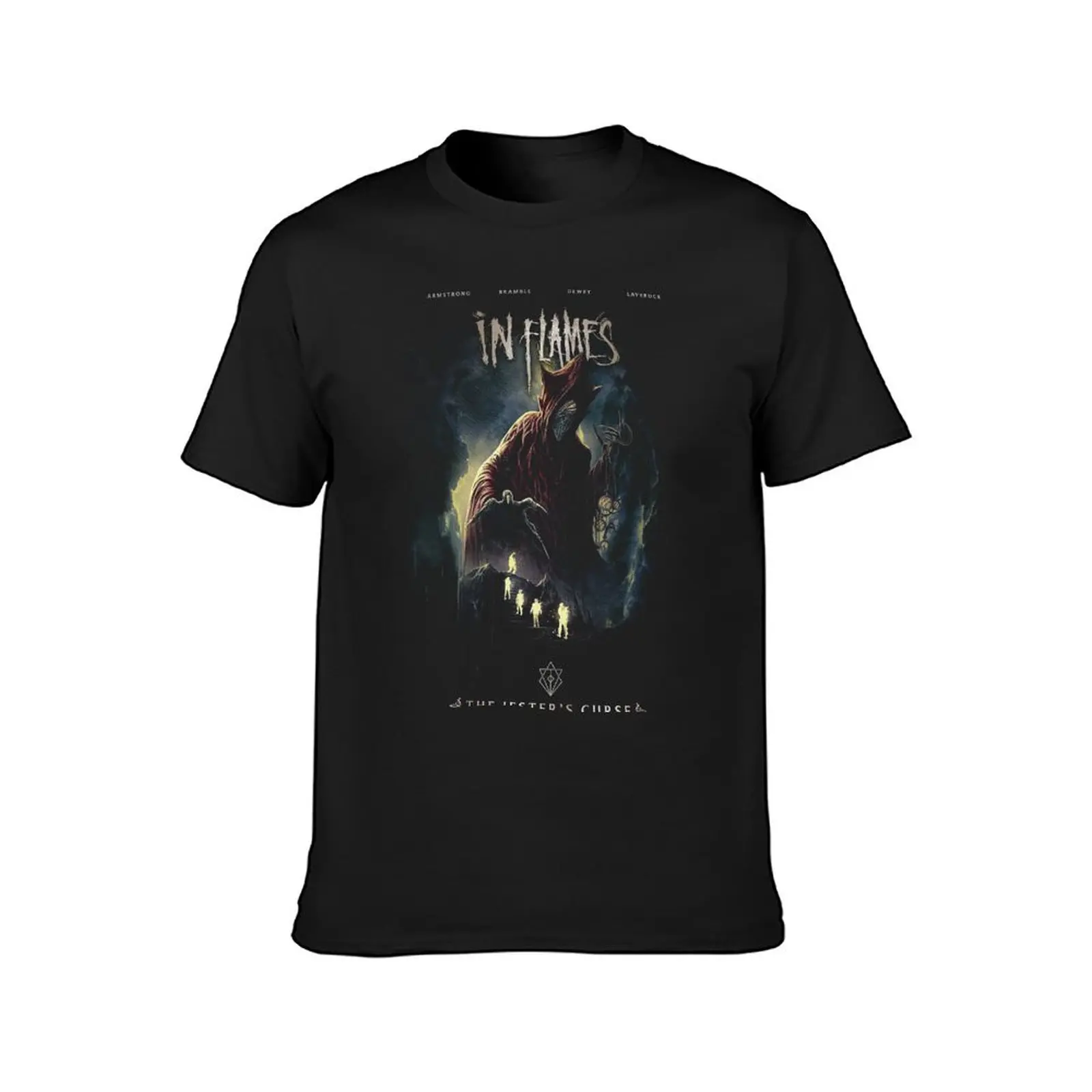 In Flames T-Shirt plus sizes quick drying plain t shirts men