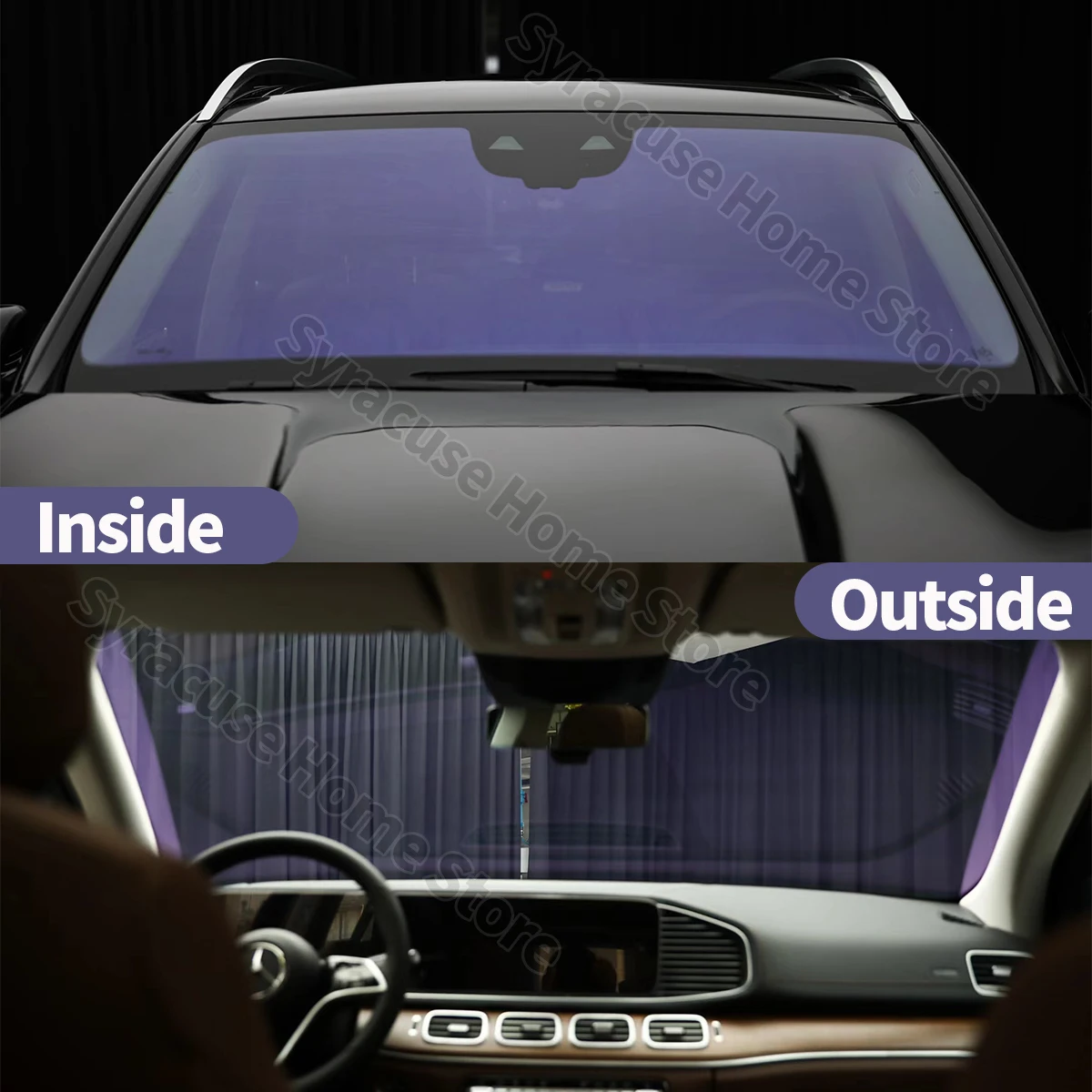 Lila Chamäleon Film High Definition Fenster Tönung Film Hohe Isolierung Windschutzscheibe Tönung Chamäleon Tönung Film Für Auto Fenster – Detail 8