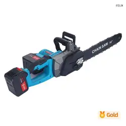 Chainsaw 2200W Chainsaw Wood Cutter Stand Brushless Motor Lithium Ion Makita 18V Battery Chainsaw Power Tool