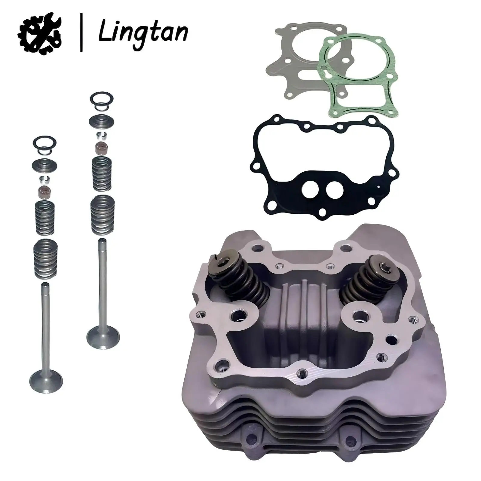 TRX250 Motorcycle Cylinder Head for Honda TRX250EX TRX250TE 250CC OE 12200-HM8-305 12200-HM8-A40 Bulk Order ATV UTV Engine Parts