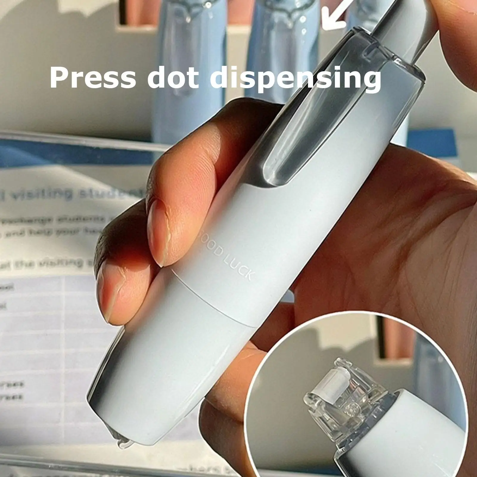 Correction Tapes Cute Press Type Correction Band replaceable core for School Kids Corrector Tool Office Supplies