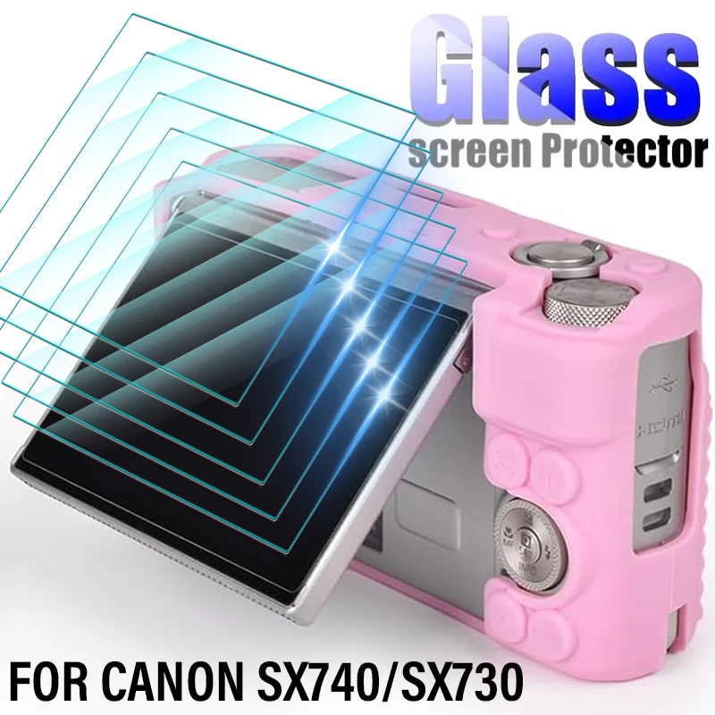 For CANON SX740 SX730 Video Cameras Screen Protector Cover HD Clear Anti Scratch Tempered Glass Protective Films Accessories