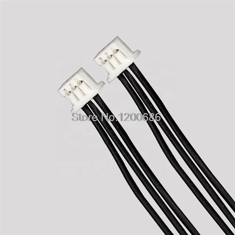 10CM Custom assembly 1.25 51021 1.25 jst 1.25 1.25MM housing wire harness Female Double Connector 100MM 1007 28 AWG Black