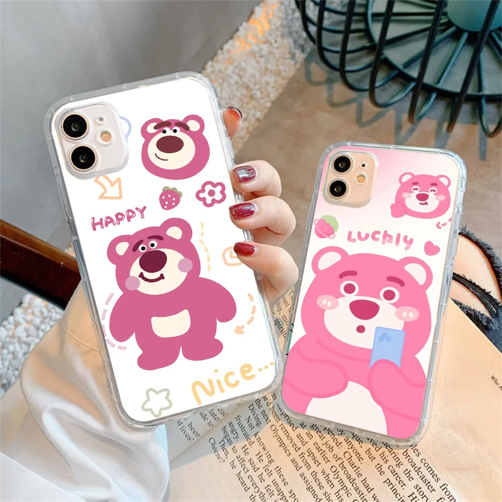 ZY18 Lotso Clear Case for LG VELVET G8 ThinQ G8X K62 K42 K61 K52 K92 Q61 Q60 Q52 V40 V50 V60 THINQ5