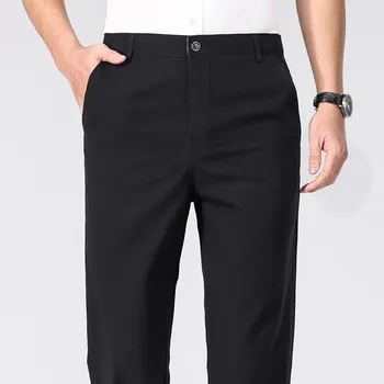 Mens Chino Pants Business Casual Dress Pants Spring Summer Autumn Trousers Lightweight Comfy Pants with Pockets 3