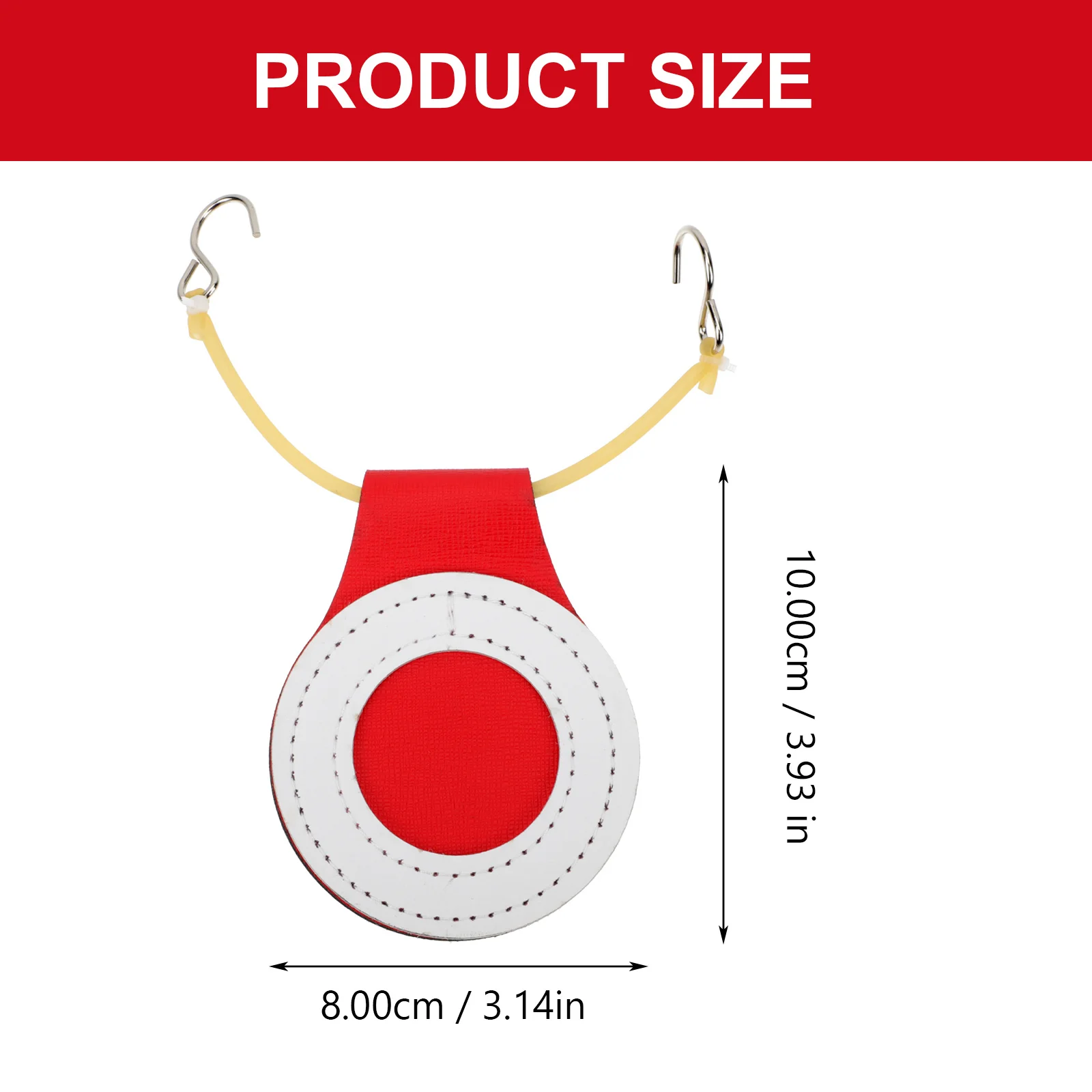 7 قطع من أهداف ممارسة الرماية، أهداف معلقة دائرية من الألياف الفائقة لممارسة المدى المثبتة في الهواء الطلق