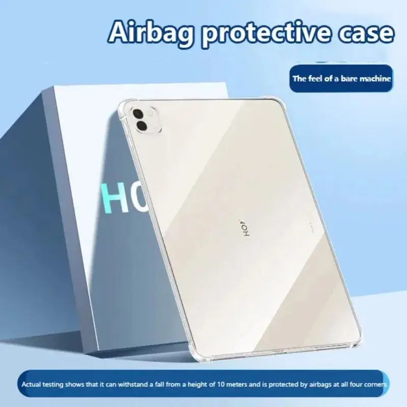 For New Honor Pad X9B Max 13 inch 2026 Thickened Airbag soft Silicone Clear Cover for HUAWEI Honor Pad X9b Max 13 " TPU HD case