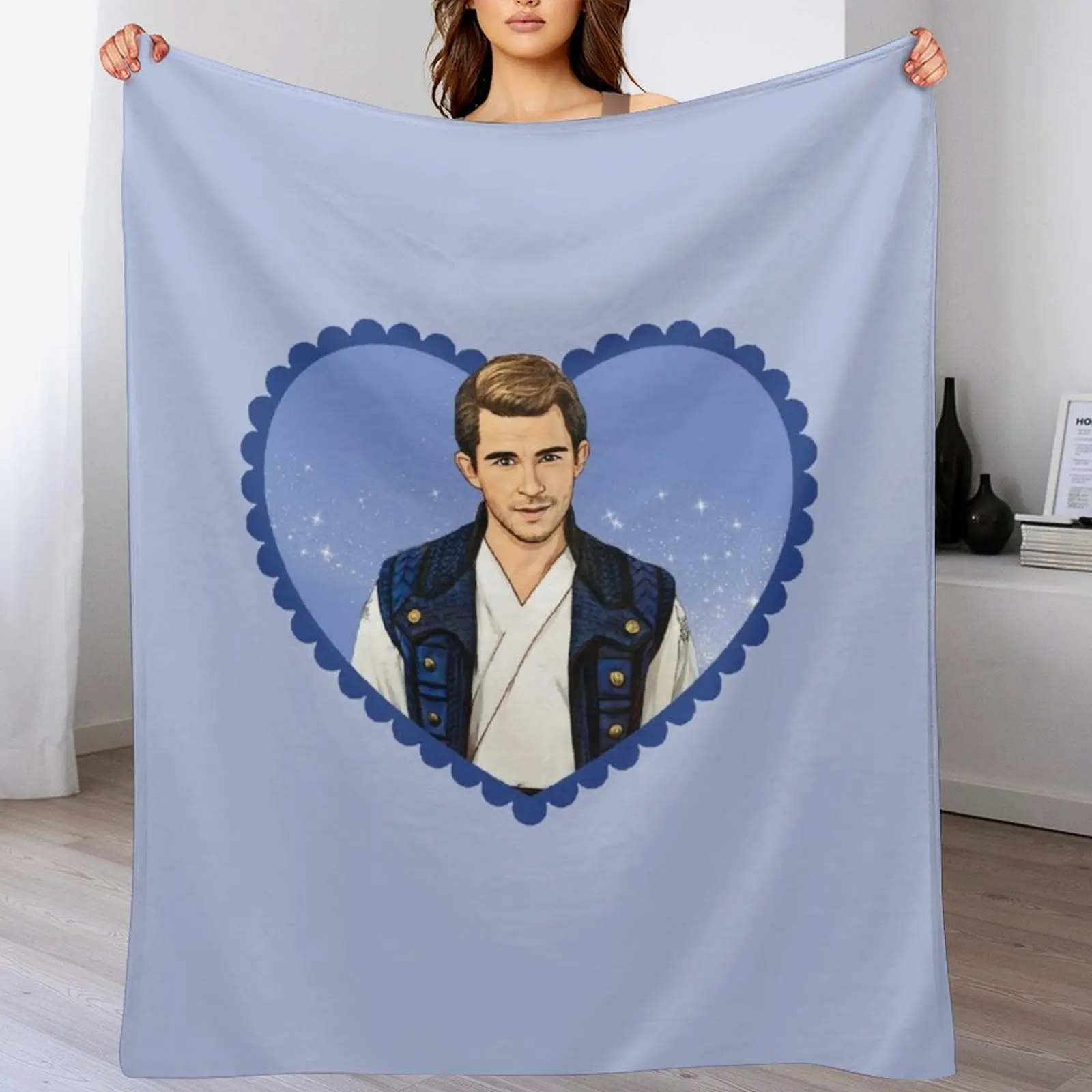 

Wicked Movie Fiyero Jonathan Bailey Throw Blanket Softest Beach Stuffeds Summer Blankets