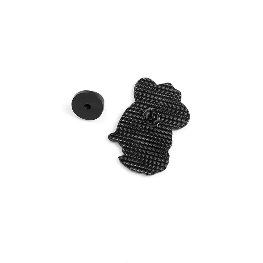 Śliczne Kawaii kowbojskie koty emaliowane szpilki Cartoon metalowe przypinki na klapę kotek biżuteria dla zwierząt przyjaciele dla dzieci