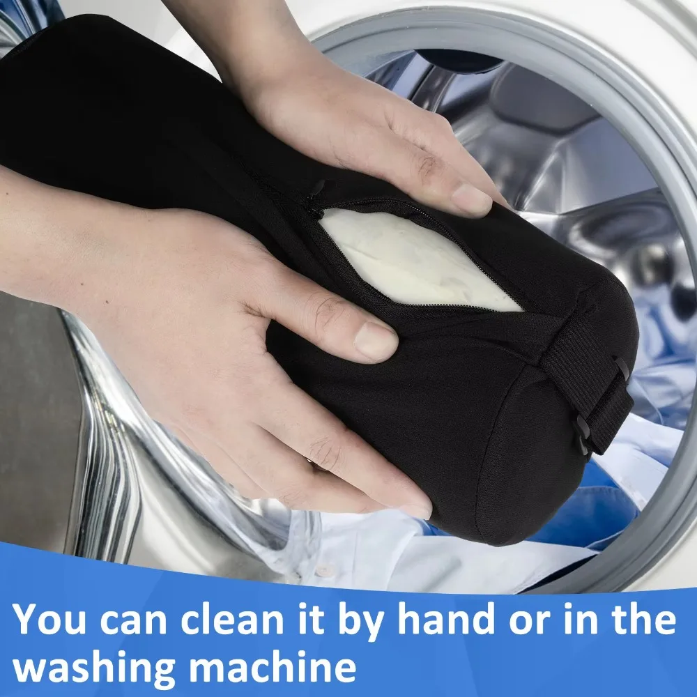 

Multifunctional Foam Waist Pillow Cylinder Ergonomic Auto Seat Back Cushion Slow Rebound Removable Lumbar Support Cushion Office