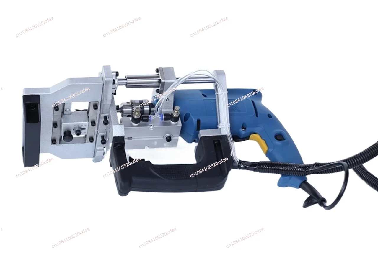 Woodworking Puncher Inclined Hole Drilling CNC Slotting Machine 1PC Handheld Pneumatic Side Hole Machine Horizontal Drilling