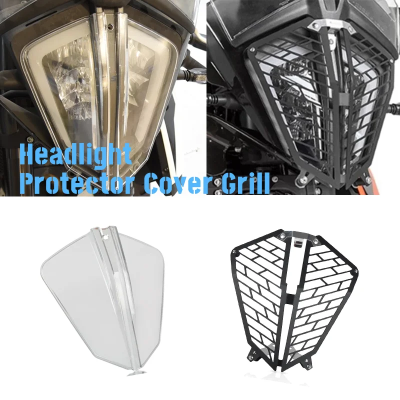 

790 Adventure Motorcycle Accessories Front Headlight Grille Guard Cover Protector For 790/890 ADV Adventure R 2019-2022 2024 New