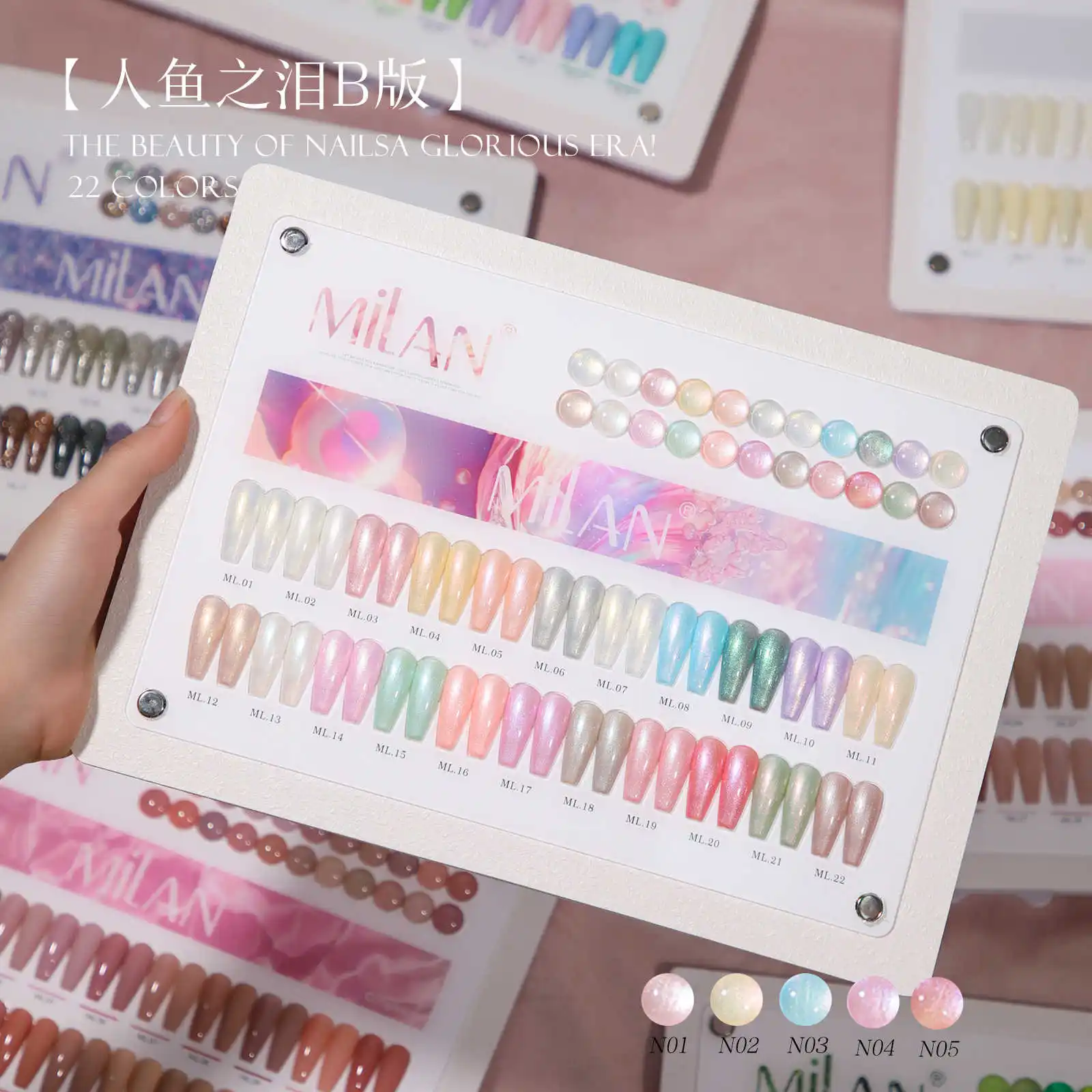 MILAN 24 Farben Nagellack Gel Set 2025 Neue Net Rot Beliebte Farbe Nagel Shop Nagel Salon Professionelle Nail art kit Großhandel