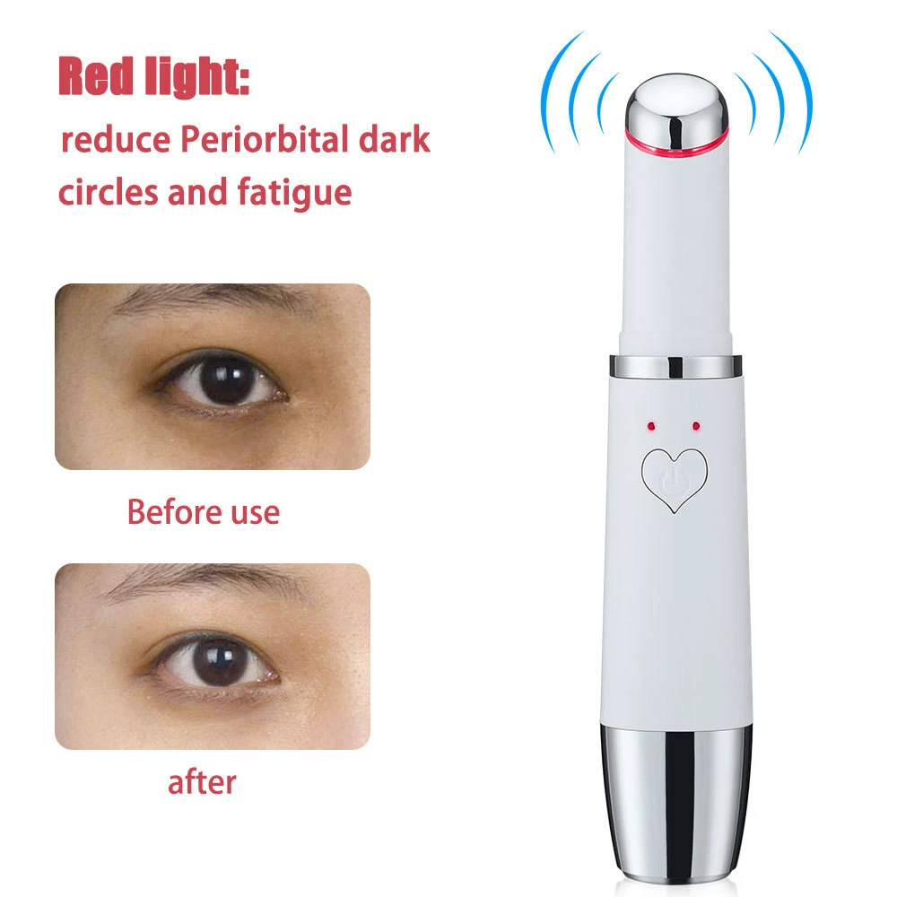 CMH EMS Electric Eye Massager Eye Skin Lift Anti Age Wrinkle Skin Care Tool Vibration 42℃ Hot Massage Relax Eyes Photo Therapy