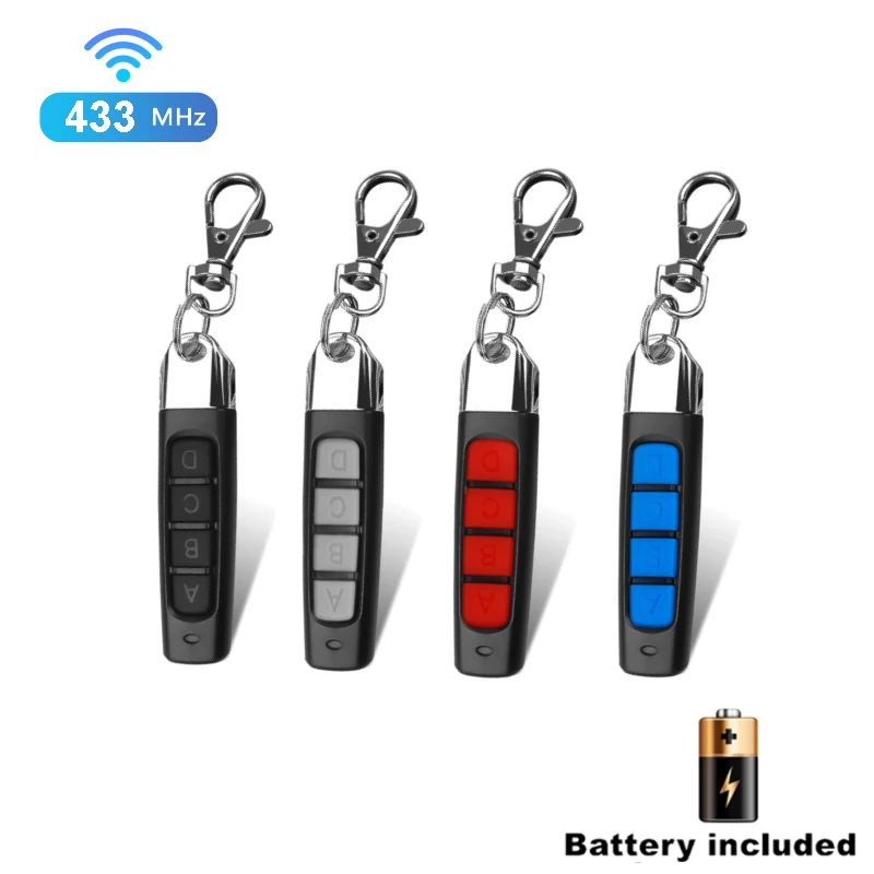 433MHz Cloning Remote Control RF Clone Copy Remote Control Garage Gate Door Opener Remote Key Duplicator for Home Safety