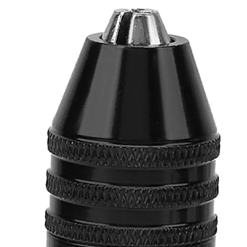 

2 шт. 1/4 дюйма с шестигранным хвостовиком, адаптер для бесключевого сверлильного патрона 0,3-6,5 мм, емкость патрона, дизайн без ключа, быстросменный адаптер из углеродистой стали