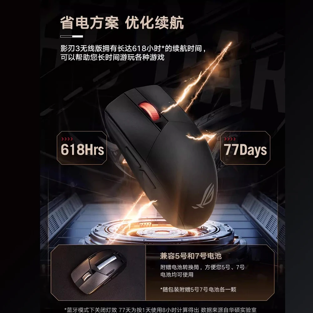 ROG Shadow Blade 3 dual-mode wireless mouse, esports chicken eating game mouse, lightweight ASUS computer laptop