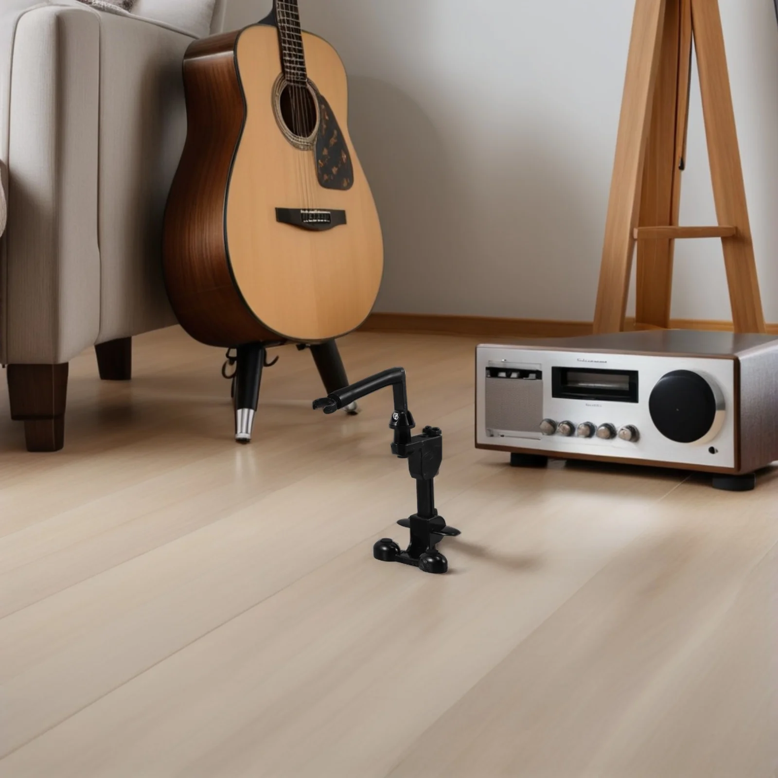 

Adjustable Violin Mic Clip Nonslip Instrument Clamp Microphone Fixing Mount for Accurate Sound Recording and Live Streaming