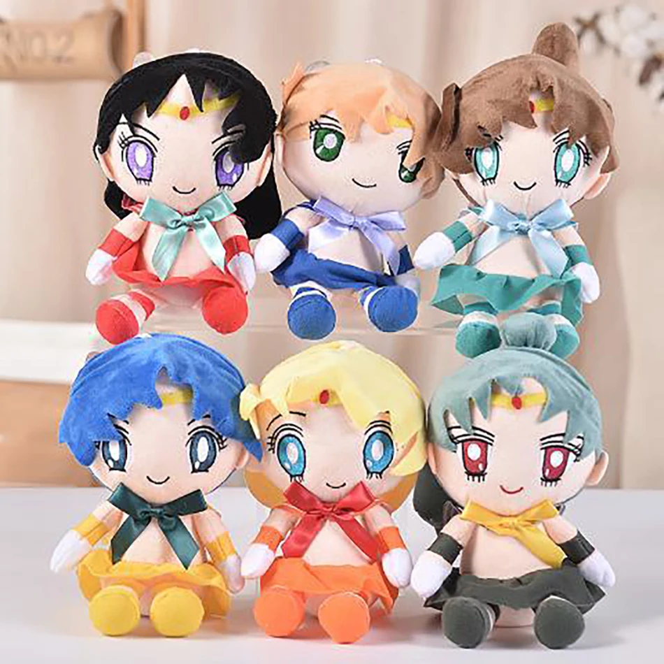 Japon Anime marin lune jouets en peluche Tsukino Usagi Kaiou Michi peluche poupée dessin animé cadeau d'anniversaire cadeaux de noël pour les Fans fille