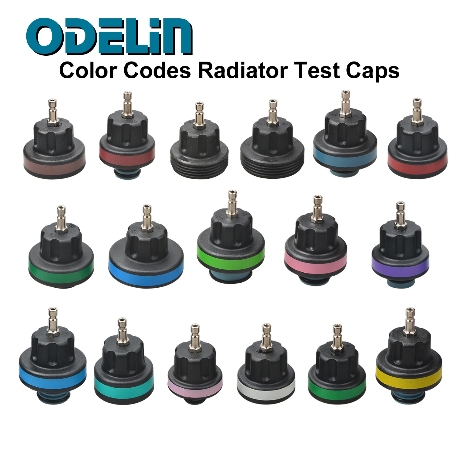 28/29Pc Universal Radiator Pressure Tester Vacuum Cooling System Tool Refill Set