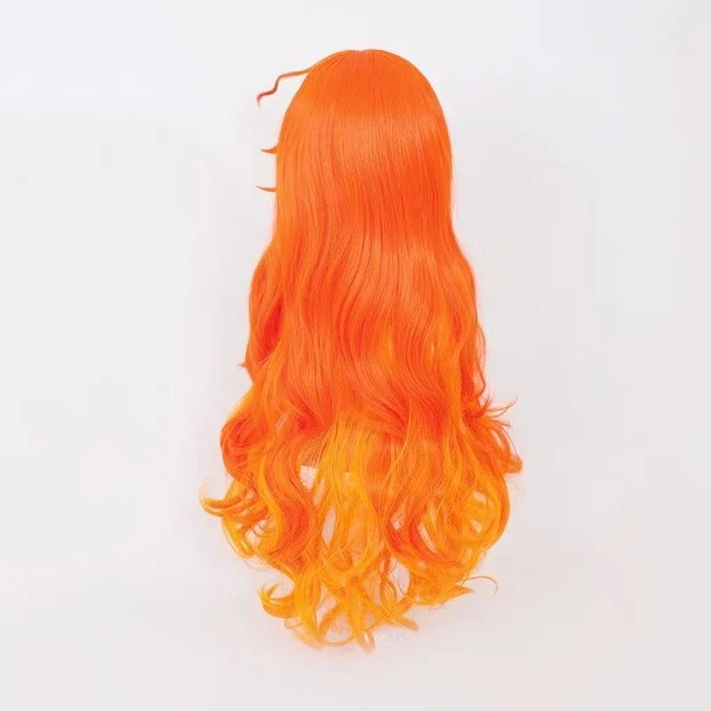 لعبة Wuthering موجات حارس السوائل دور طويل مجعد الشعر بار أداء امرأة أغطية الرأس التدرج موجة كبيرة شعر مستعار أغسطس كوس غطاء شعر مستعار #3