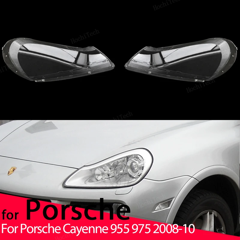 

Front Headlight Cover Headlamp Lamp Shell Mask Lampshade Lens Polycarbonate For Porsche Cayenne S GTS E1 9PA 955 957 08-10