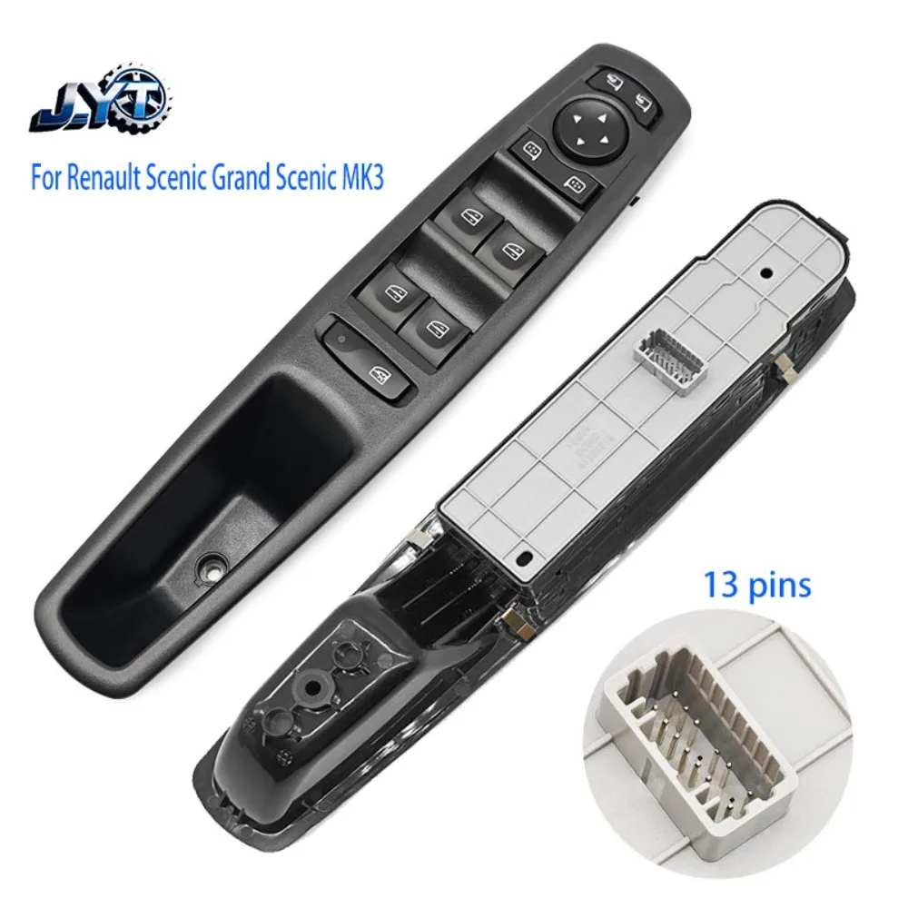 For Renault Grand Scenic 3 MK3 2009 2010 2011 2012 Front Left Electric Power Window Control Switch Glass Lifter Button Car Parts