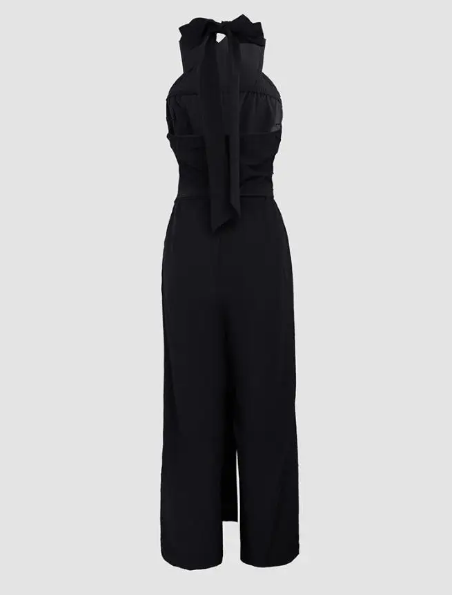 قطعتين مجموعة النساء الزي 2025 صيف جديد عادي الرسن الباردة الكتف الجبهة الشق تعادل بالتفصيل بلوزات وسراويل الأعمال غير رسمية مجموعة