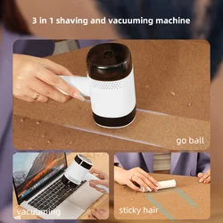 Hair Ball Trimmer Spool Machine Lint Remover Clothes Shaver Shaving Clothing Removes Electric Specks Dust Suction  Sticking usb