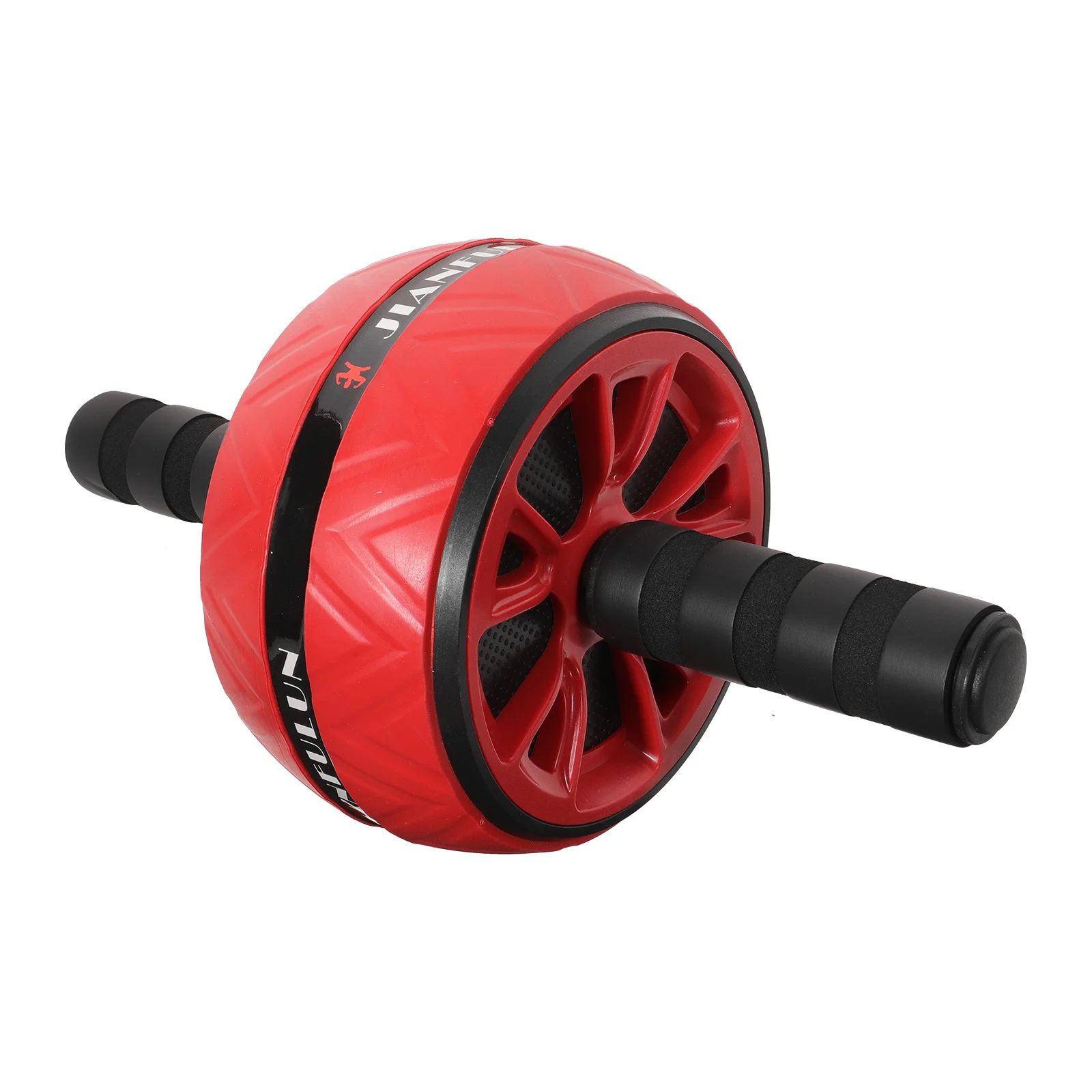

Ab Wheel Roller Red Large Wheel Design Easy Operation Abdominal Muscle Trainer For Men Women Fitness Equipment Fat Burning