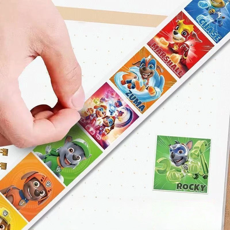 جديد 500 قطعة ملصقات الرسوم المتحركة للأطفال باو باترول لطيف الاطفال لوازم مكتبية مدرسة المعلم لوازم مكافأة ملصق هدية #2