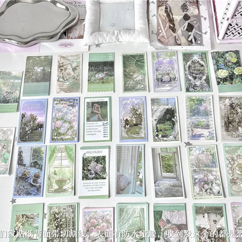 30pcs Sweet Creative Design Package Seal Sticker Ins Cute Cartoon Scrapbook Journal Sticker DIY Decor Photocard Package Sticker