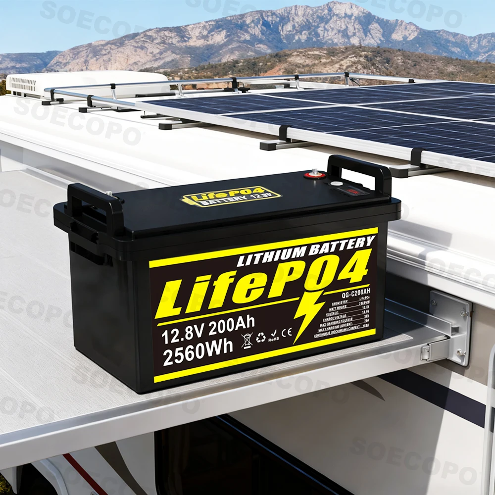 SOECOPO 12.8V 200Ah LiFePO4 Şa - Lifepo4 Battery Pack incelemesi ve fiyatı