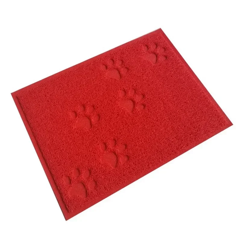 Cat Litter Mat PVC Waterproof Non-slip Cat Mat Trapper Mat Waterproof for Cat Bed Pad House Cleaning Pet Mat 30*40CM