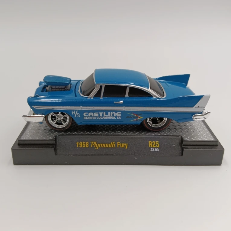 M2 Machines 1958 Plymouth fury Alloy car model toy rare collection