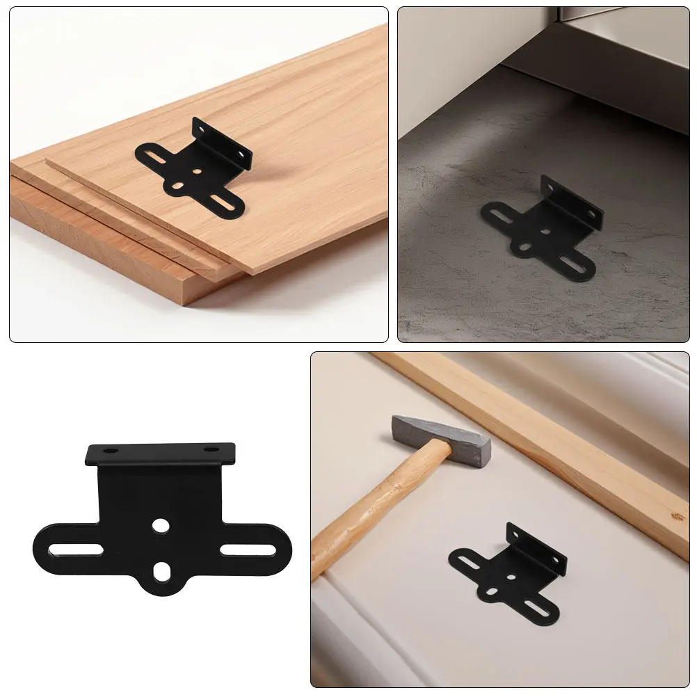 

2Sets Bike Reflector Bracket Kit for Rear Cargo Rack Aluminum Alloy Reflectors Mounting Clips Cycling Safety Gear Lightweight