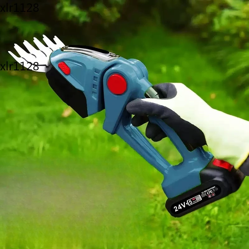 Mini Electric Hedge Cutter Cordless Grass Trimmer Lithium Battery Pruning Saw Garden Tool