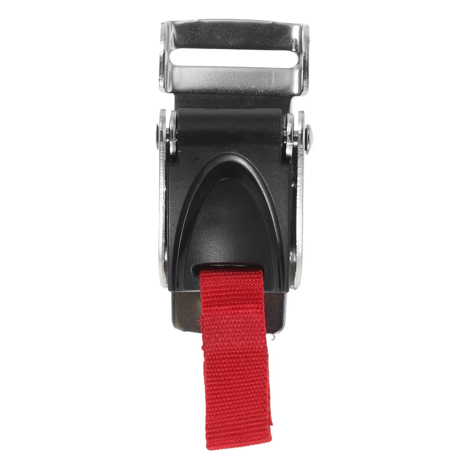 Quick Release Buckle Kit Stainless Steel 7-Segment Ratcheted Chin Strap Buckle for Motorcycle Bicycle Full Face Half