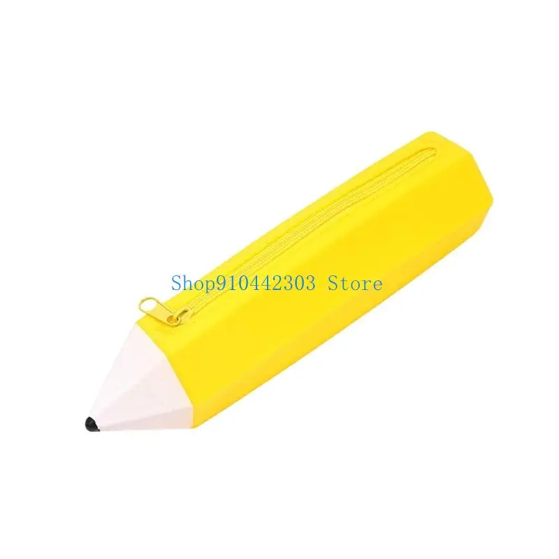 L4MD Soft Pen Case Pencil Bag Pencil Case Silicone Pen Organizers Pen Bag Pencil Box