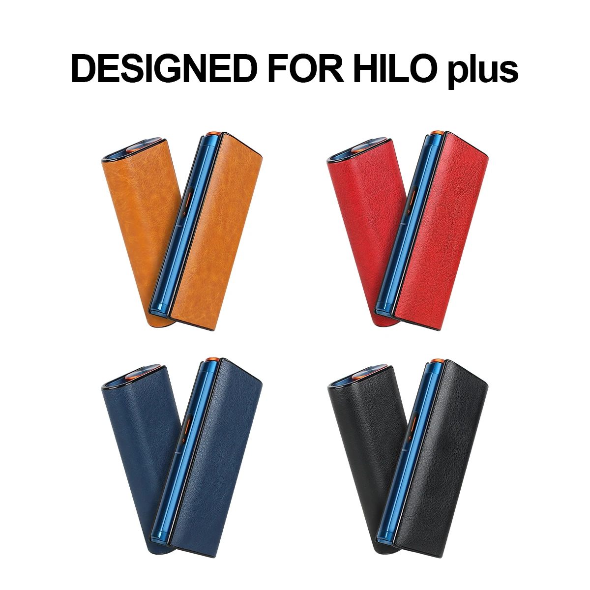 

PU leather protective case suitable for HILO, the fashionable and trendy protective accessory for electronic cigarettes.