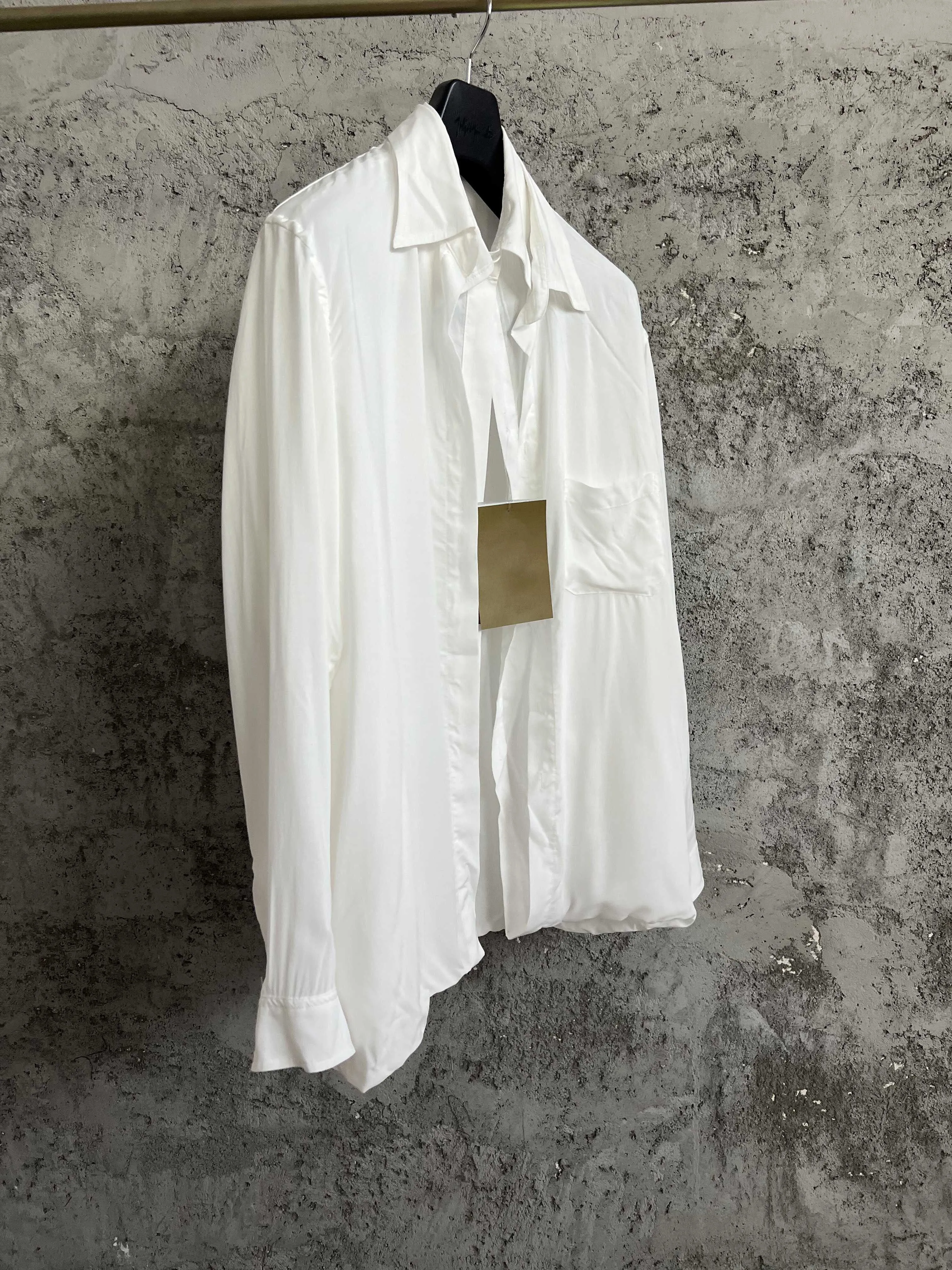 Original design Japanese limited edition white pure cotton shirt