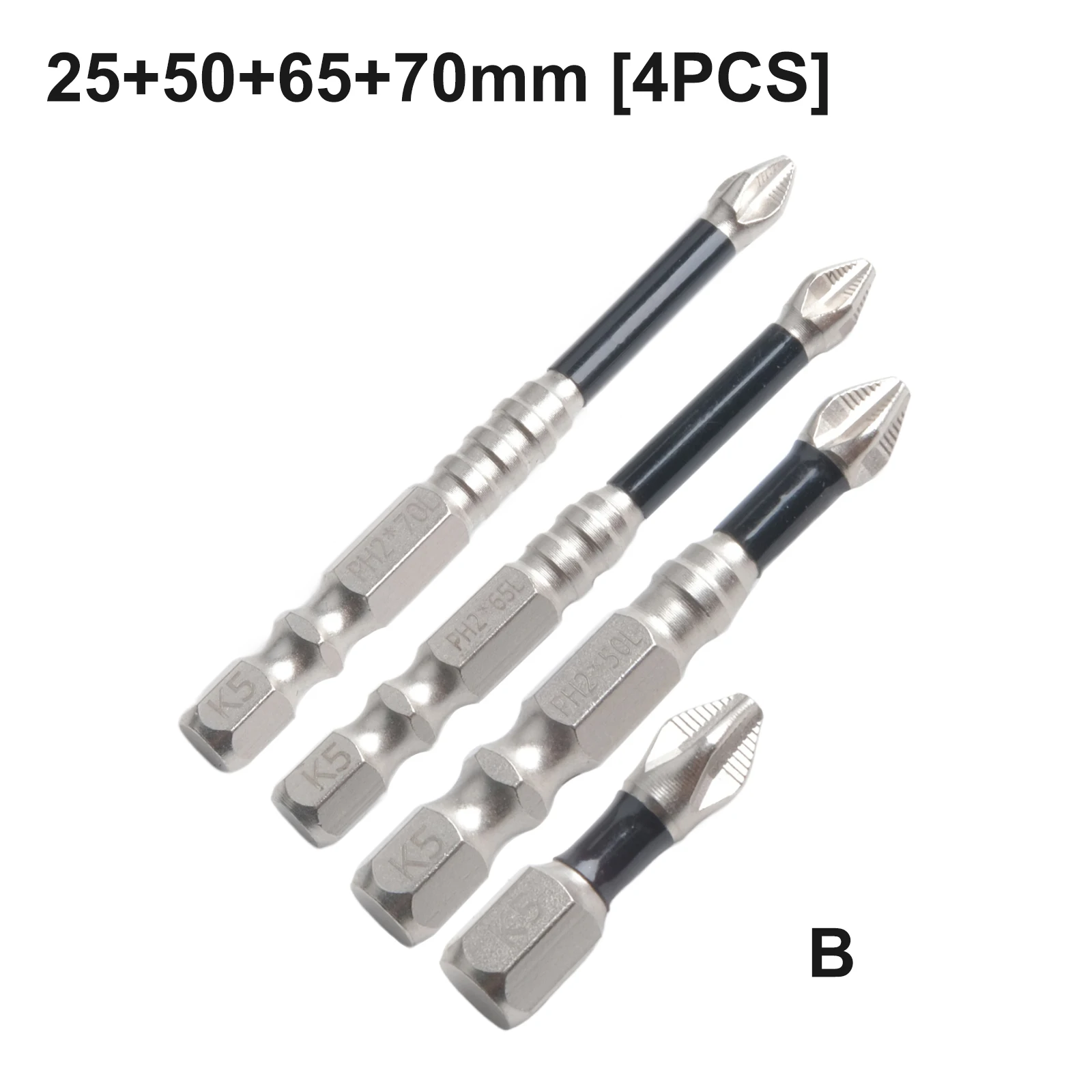 Punta de destornillador cruzado PH2 Punta de destornillador Destornilladores eléctricos Compatible con taladros manuales Compatible de alta resistencia