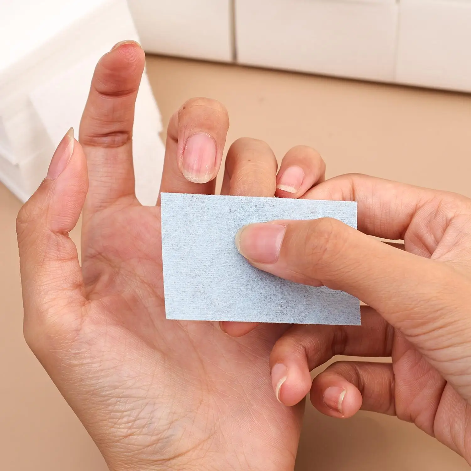 540pcs/pack Nail Cotton Polish Remover Wipes Gel Clean Manicure Napkins Lint-Free Wipes Cleaner UV Polish Paper Pads Nail Tools