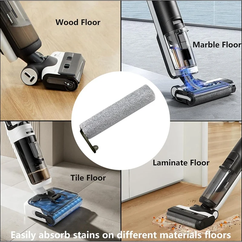 Escova de rolo para dreame h12 pro m13beta, acessórios de escova de rolo para purificador de chão, peças de reposição, acessórios de limpeza