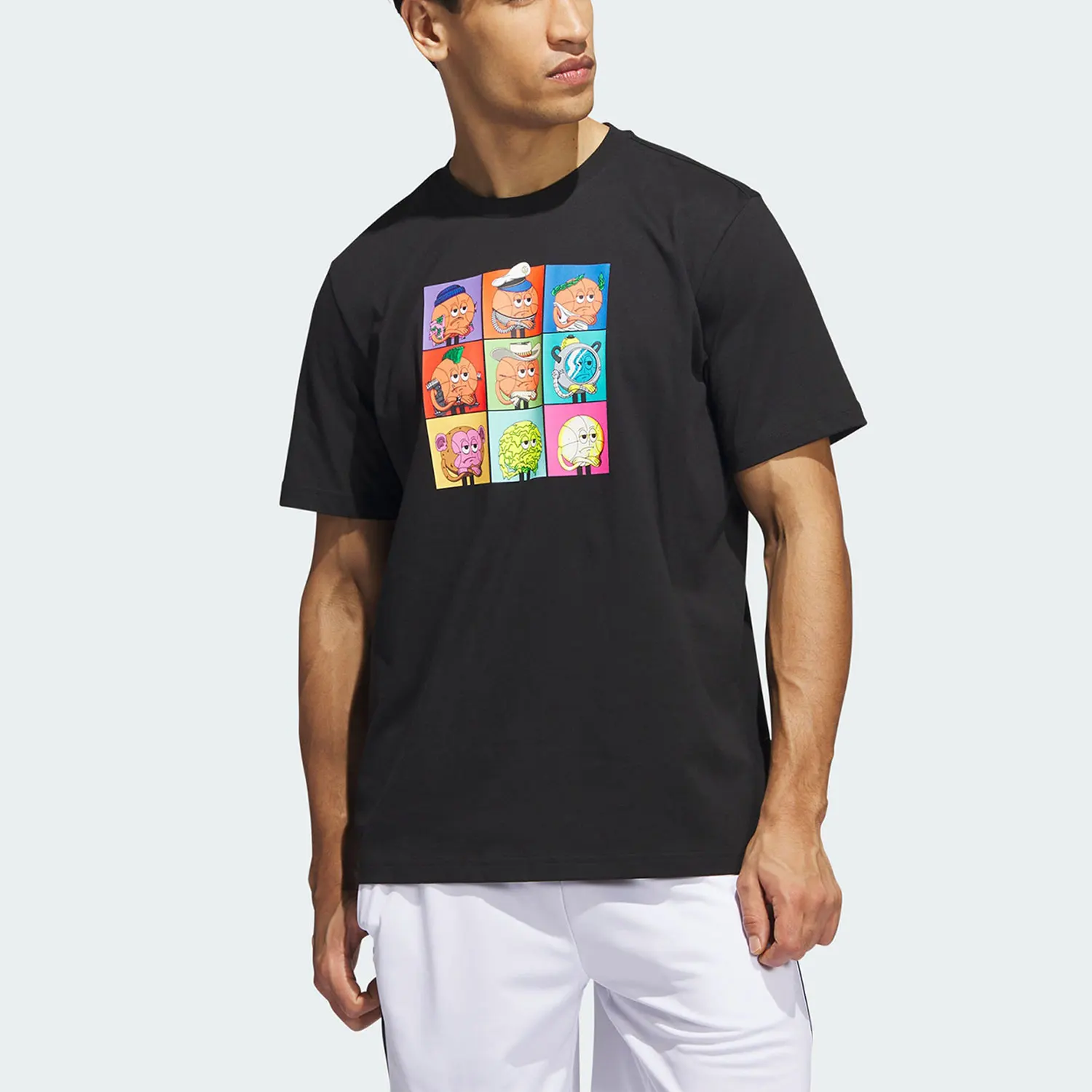 

Adidas official genuine 2023 summer new men's breathable sports short-sleeve T-shirt IM4631