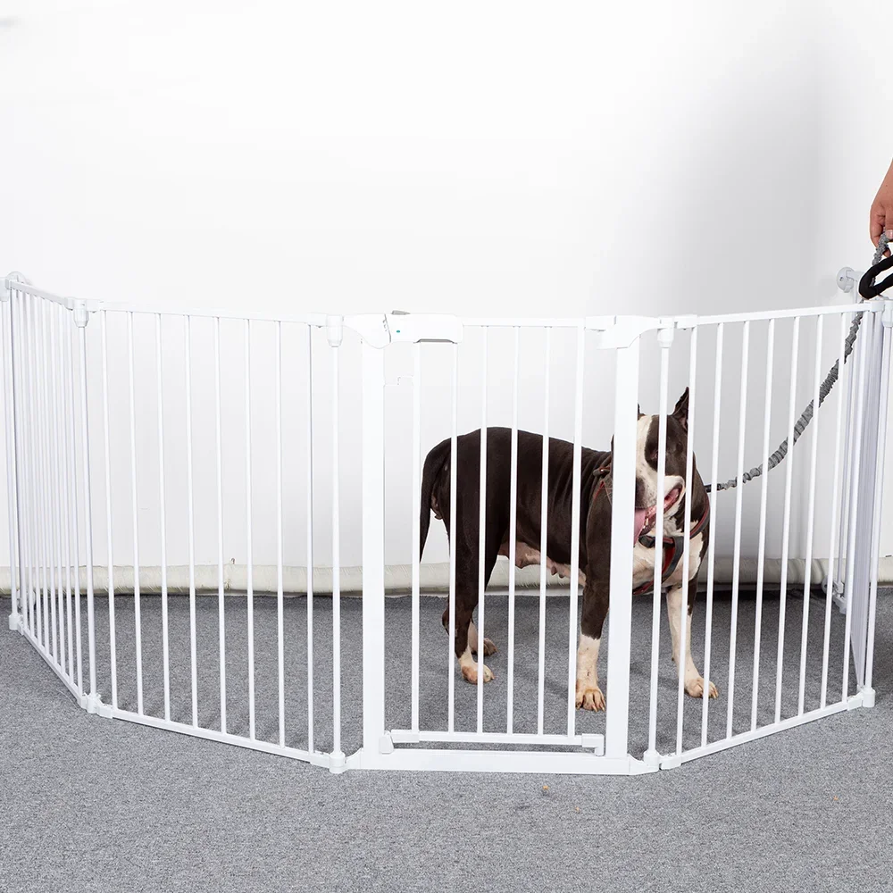 Multifunction Foldable Playpen For Dog And Cats Safety Playpen Fence Indoor Safe Pet Dog Gate Safety Fence Indoor