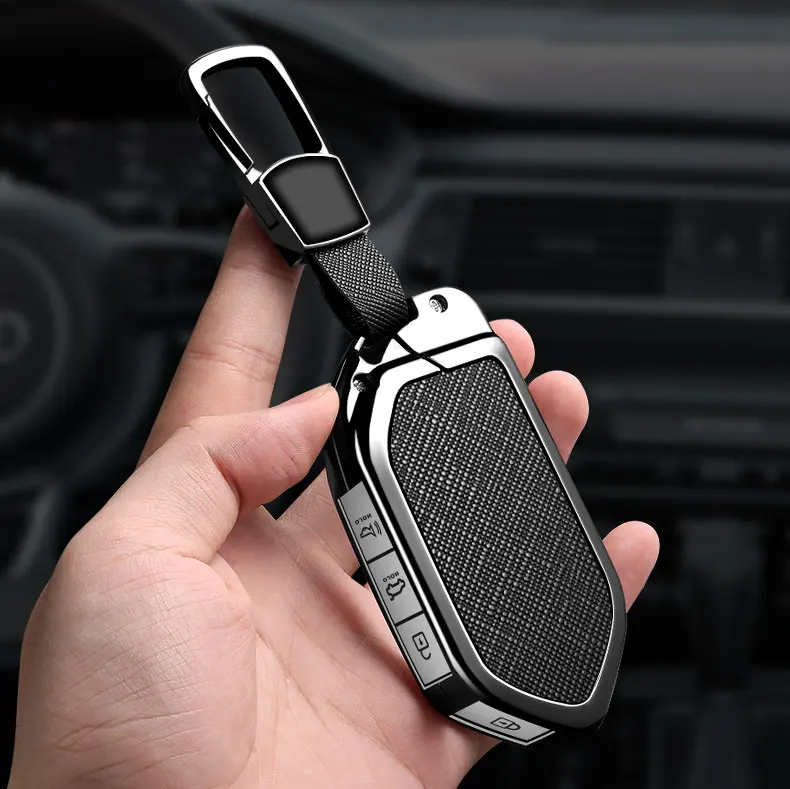 Zinklegierung Autoschlüssel-Hülle für Kia KN EV9 Picanto GT Line Carnival Seltos Sorento Morning K5 KA4 EV3 2024 Zubehör – Detail 12